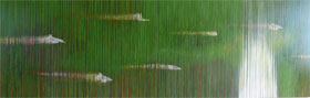 Dormono le verdi valli al tramonto, cm 160x500, 2006/2007